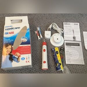 Philips Kids Electric Toothbrush Set - Red, White, Blue, Yellow